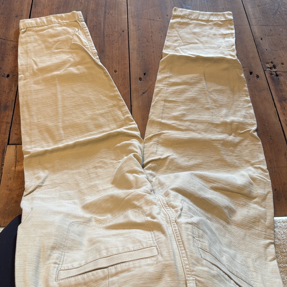 J.Crew Women’s Cream Cargo Pants Size 6 - Picture 4 of 9